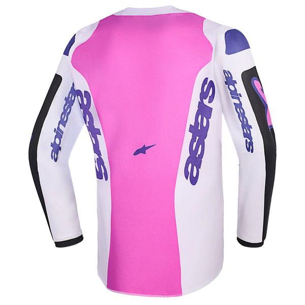 Alpinestars - 2026 Youth Fluid Grid Black/Gray/Purple MX Combo