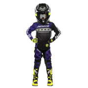Fasthouse - Youth Grindhouse Grimm Purple Black MX Combo