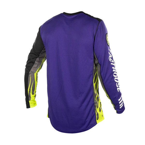 Fasthouse - Youth Grindhouse Grimm Purple Black MX Combo