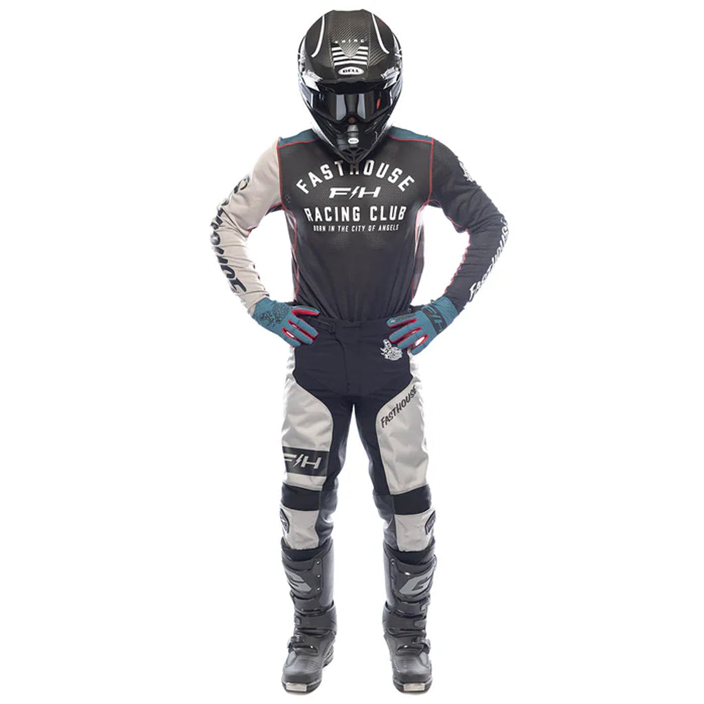 Fasthouse - Grindhouse Club Light Gray/Teal MX Combo