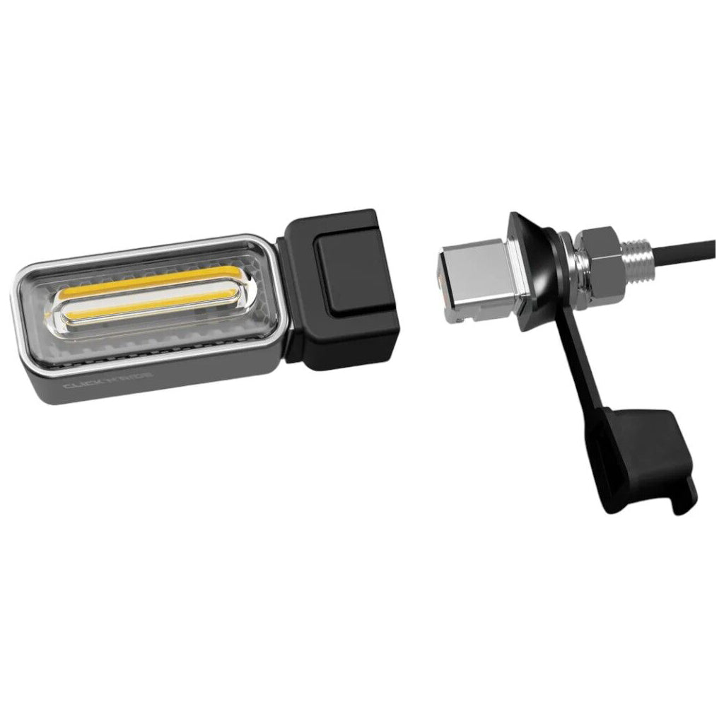 Click N Ride - Nova Series Metallic Gunmetal Indicators