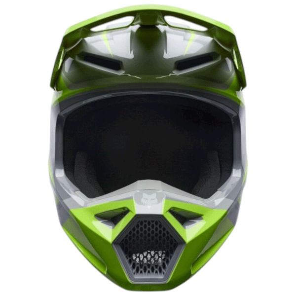 Fox - 2027 V1 Frame Grey/Yellow Helmet