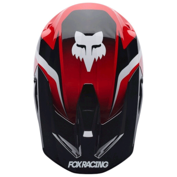 Fox - 2027 Youth V1 Frame Red Helmet