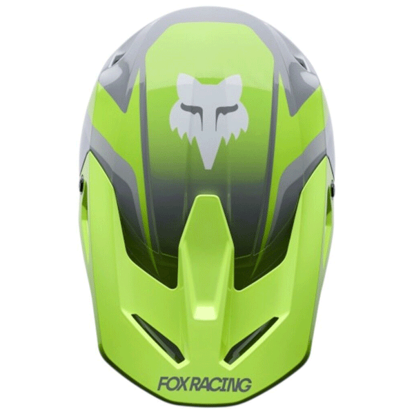 Fox - 2027 V1 Frame Grey/Yellow Helmet