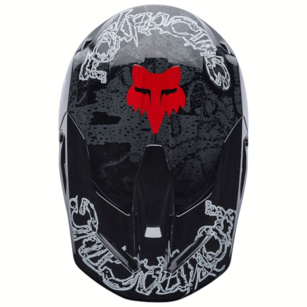 Fox - 2027 Youth V1 Abyss Black Helmet