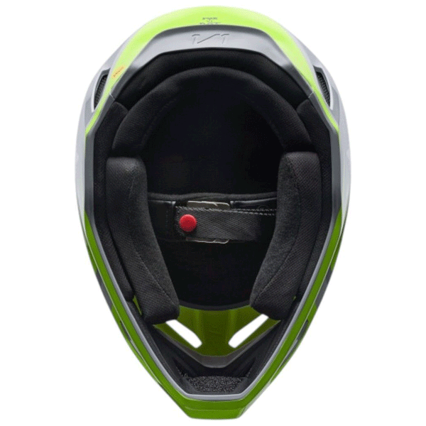 Fox - 2027 Youth V1 Frame Grey/Yellow Helmet