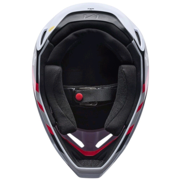 Fox - 2027 Youth V1 Draft White Helmet