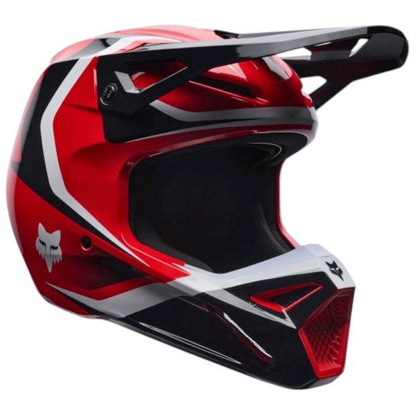 Fox - 2027 Youth V1 Frame Red Helmet