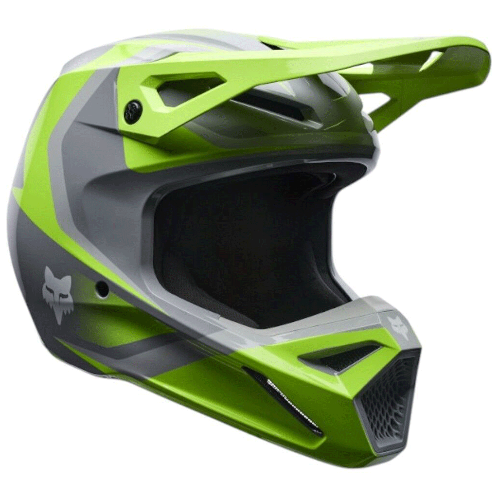 Fox - 2027 V1 Frame Grey/Yellow Helmet