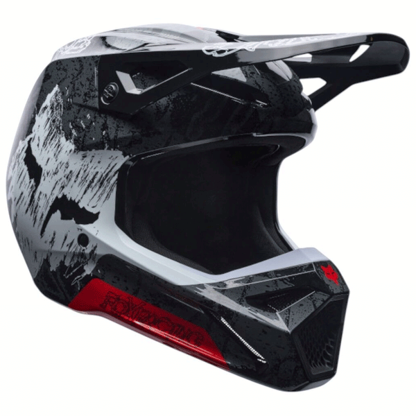 Fox - 2027 Youth V1 Abyss Black Helmet