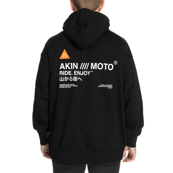 Akin Moto - Hakone Black Hoodie