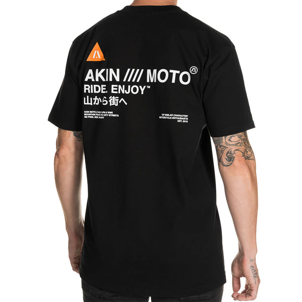 Akin Moto - Hakone Black Tee
