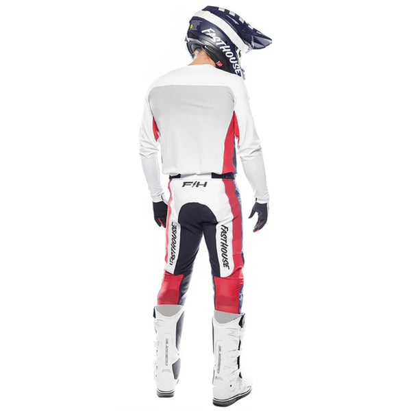 Fasthouse - Helix Circuit Navy/White/Red MX Combo