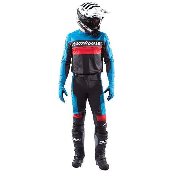 Fasthouse - Helix Daytona Electric Blue/Black MX Combo