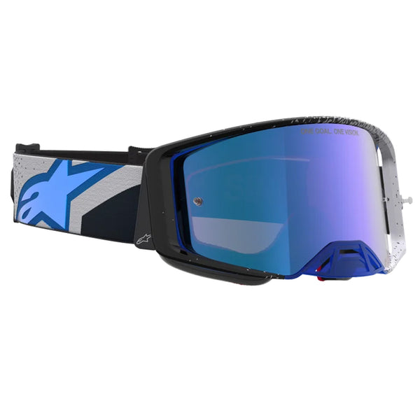 Alpinestars - Supertech Hiten Black/Blue Mirror Lens Goggle