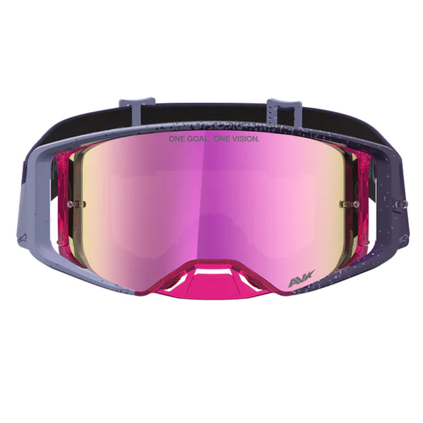 Alpinestars - Supertech Hiten Purple/Red Mirror Lens Goggle