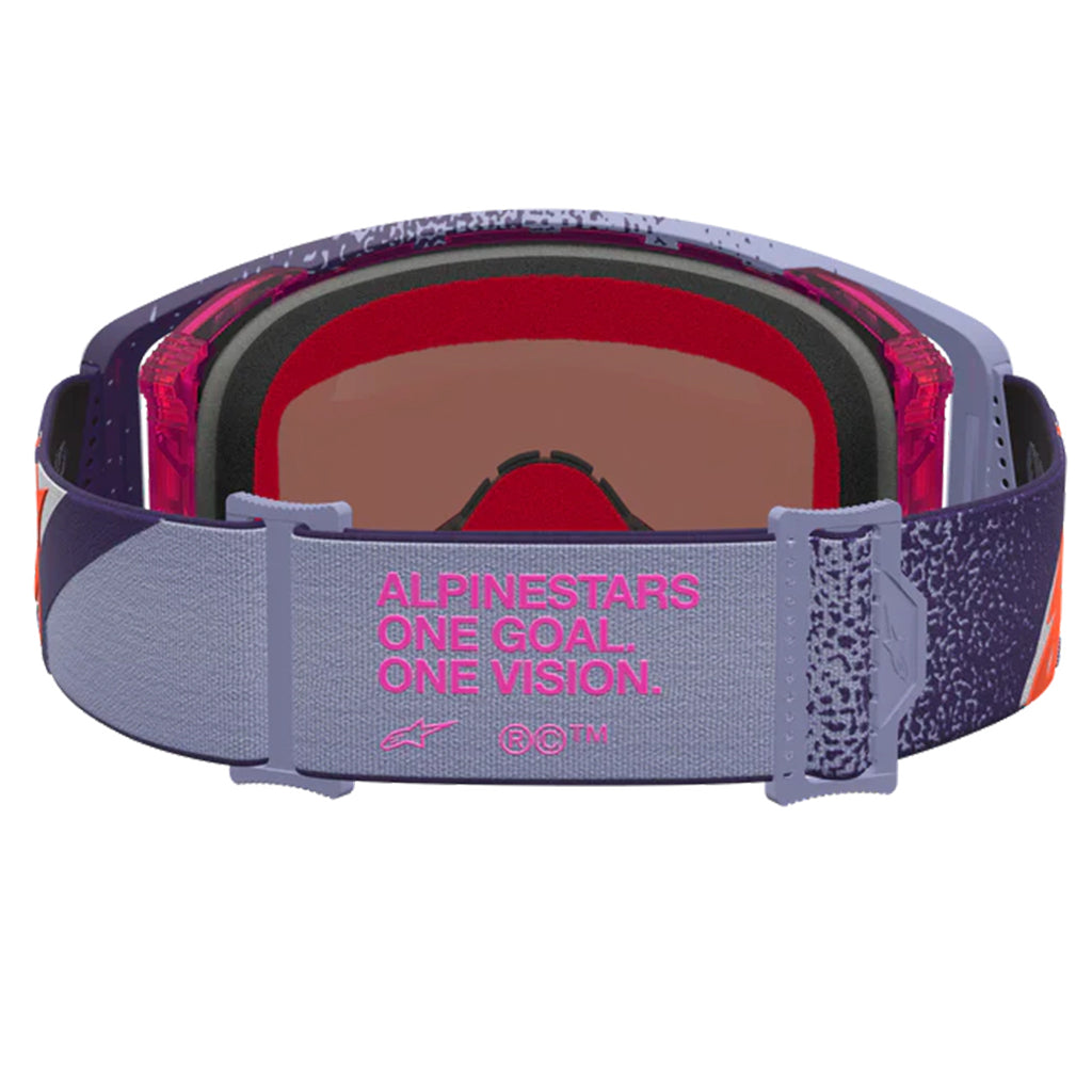 Alpinestars - Supertech Hiten Purple/Red Mirror Lens Goggle