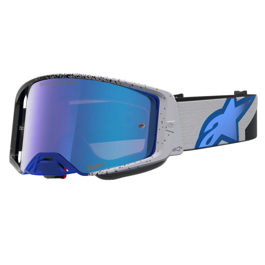 Alpinestars - Supertech Hiten Black/Blue Mirror Lens Goggle