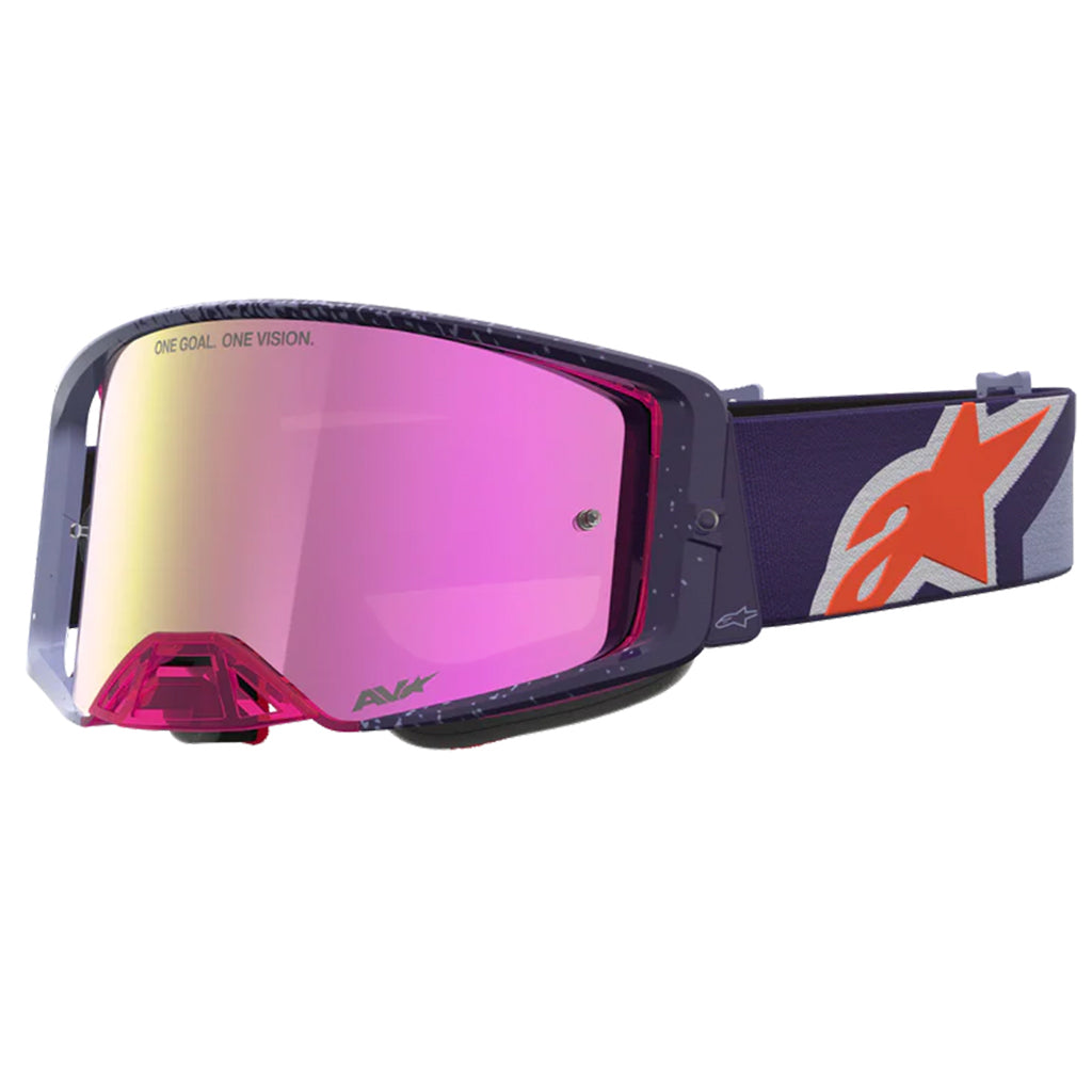 Alpinestars - Supertech Hiten Purple/Red Mirror Lens Goggle