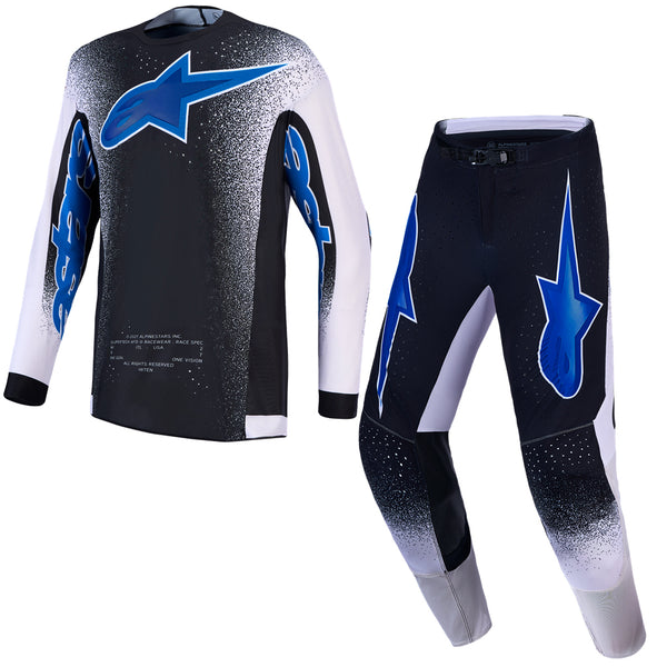 Alpinestars - 2027 Supertech Hiten AFD Black/Lilac/Blue MX Combo