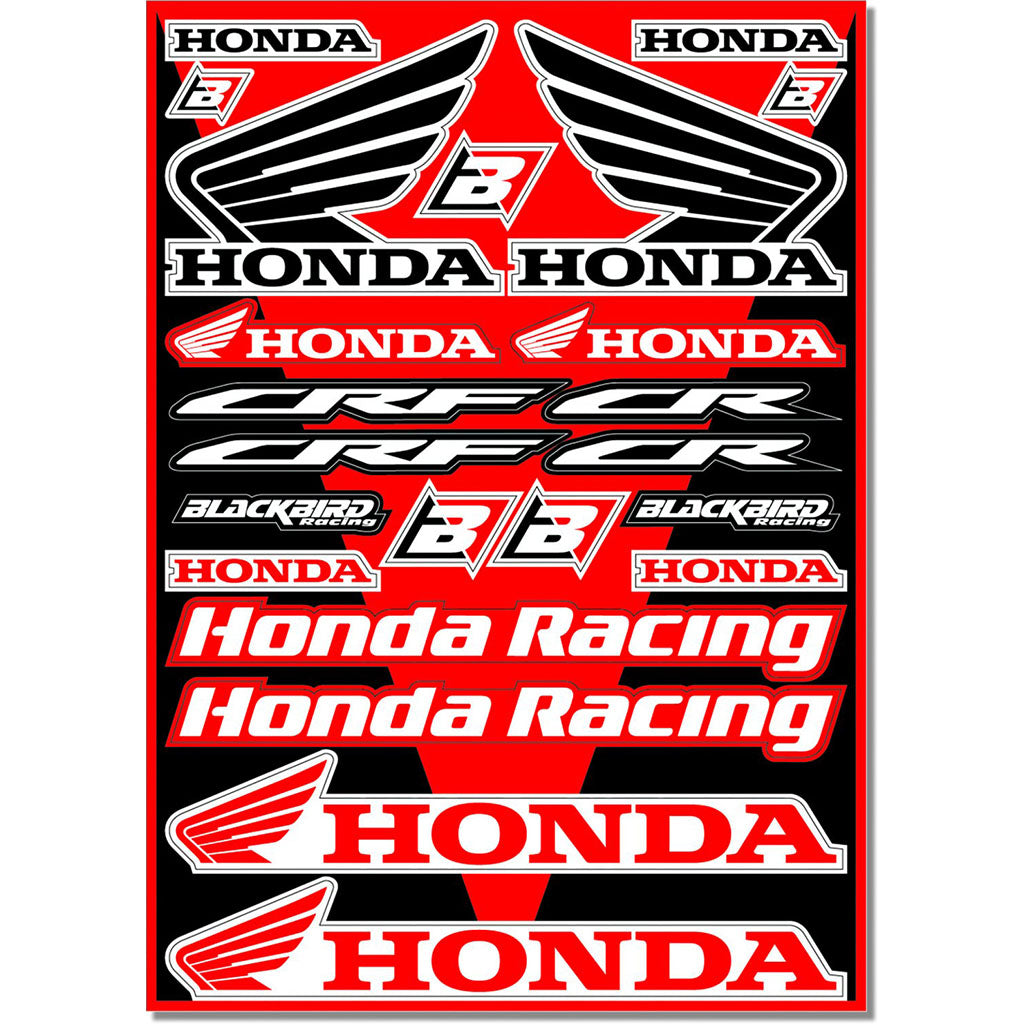 Blackbird - Universal Honda CRF Sticker Sheet