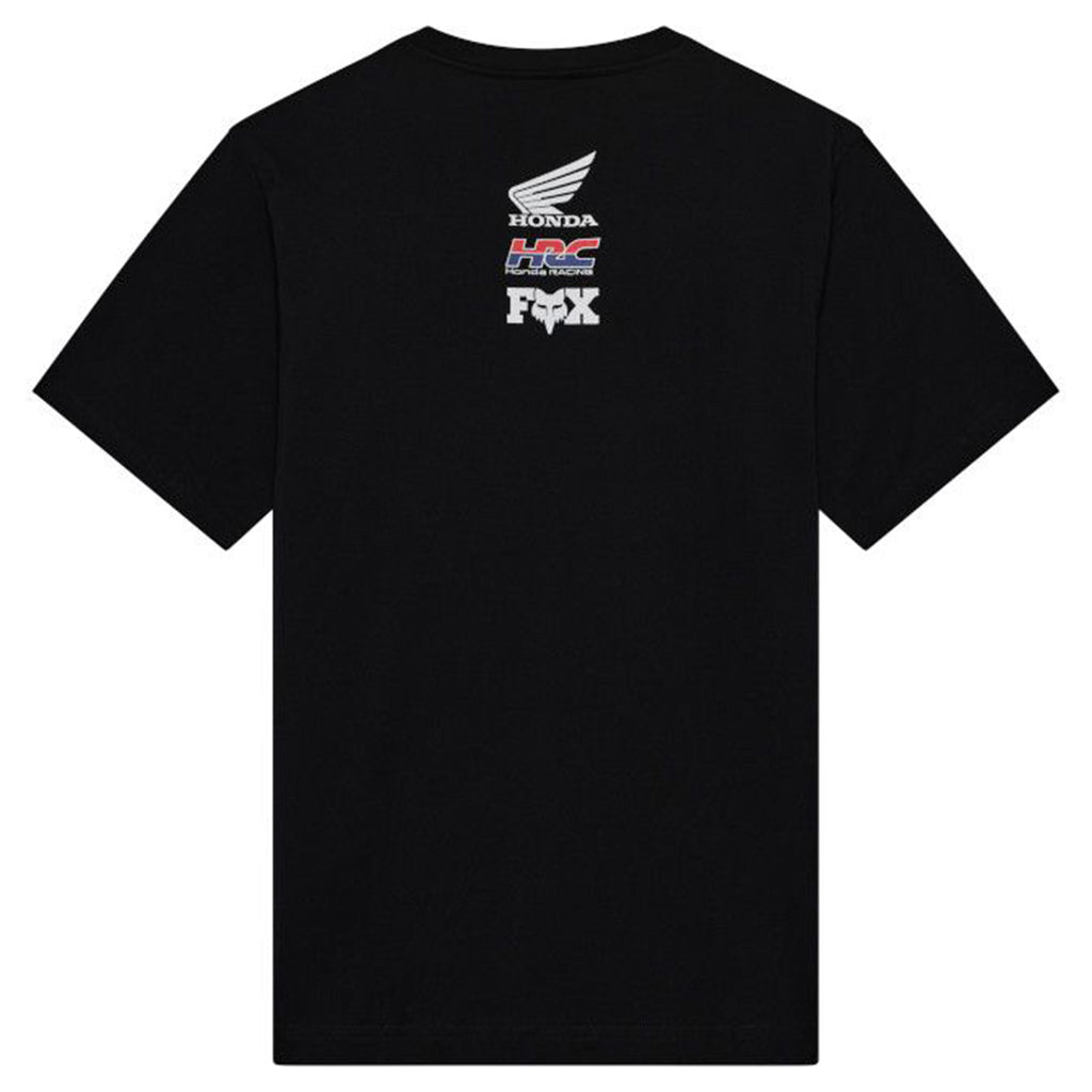 Fox - Honda Midweight Black Tee
