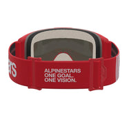 Alpinestars - Vision 5 Hone Red/White Mirror Lens Goggle