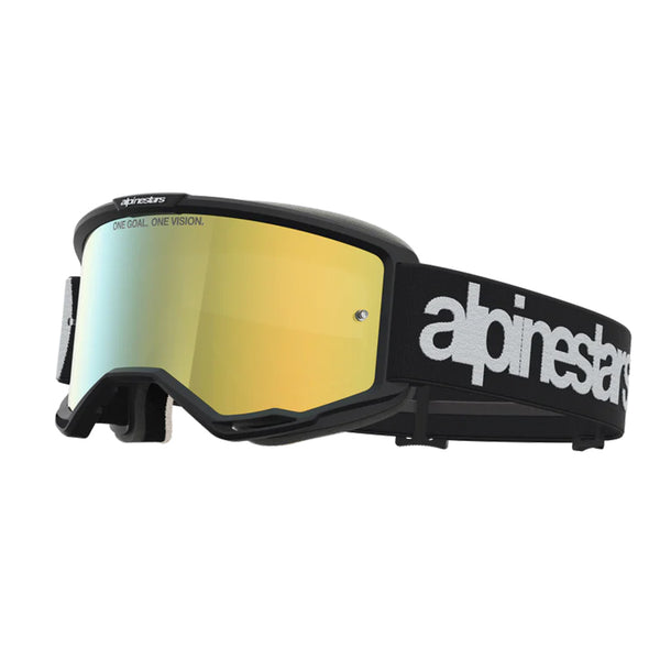 Alpinestars - Vision 5 Hone Black/White Mirror Lens Goggle