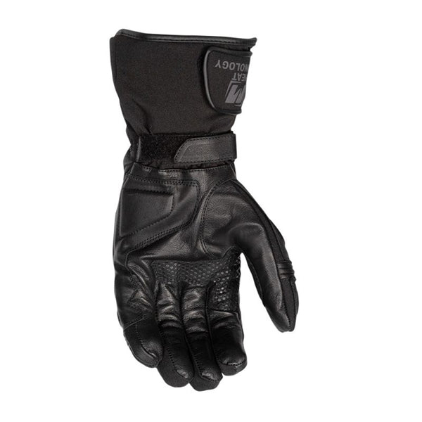 Motodry - Hotham Heated Black Leather Gloves