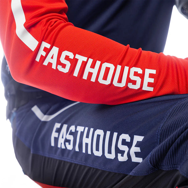 Fasthouse - 2026 Grindhouse Hudson Blue/Red MX Combo