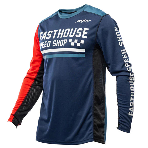 Fasthouse - 2026 Youth Grindhouse Hudson Blue/Red Jersey