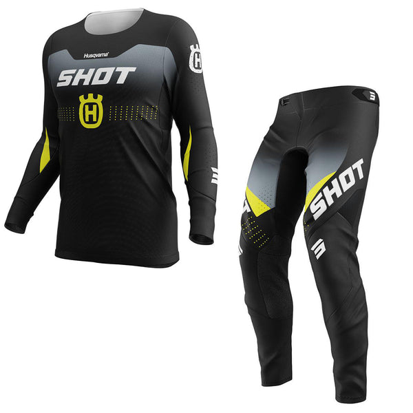 Shot - 2026 Aerolite Husqvarna Black MX Combo