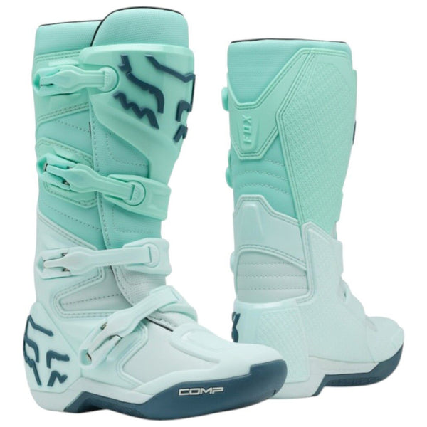 Fox - 2027 Womens Comp Ice Blue MX Boots