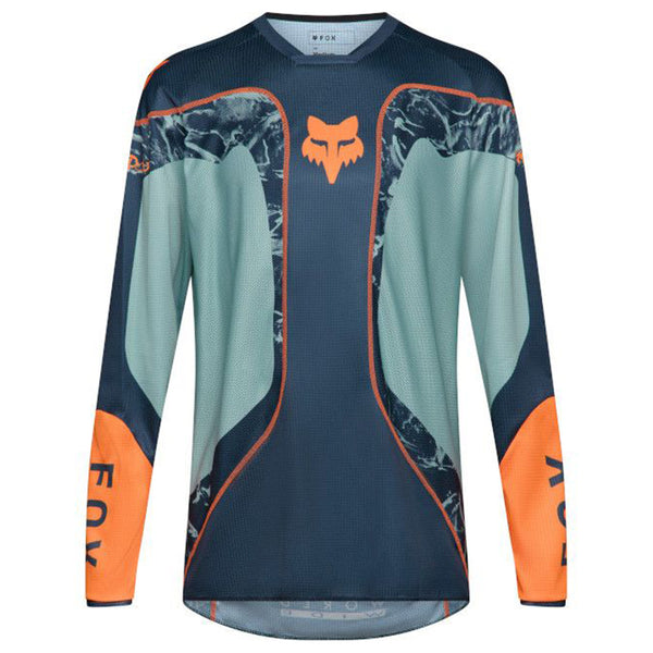 Fox - 2026 180 Image Print Arc Blue/Orange Jersey