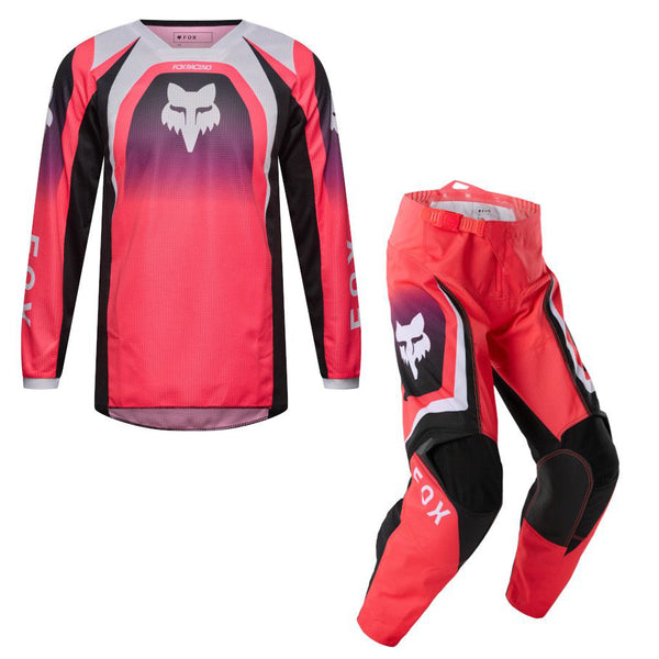 Fox - 2027 Youth Girls 180 Frame Neon Pink MX Combo
