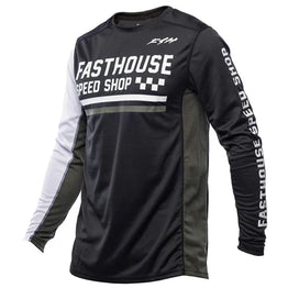 Fasthouse - 2026 Youth Grindhouse Hudson Black/White Jersey