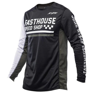 Fasthouse - 2026 Youth Grindhouse Hudson Black/White Jersey