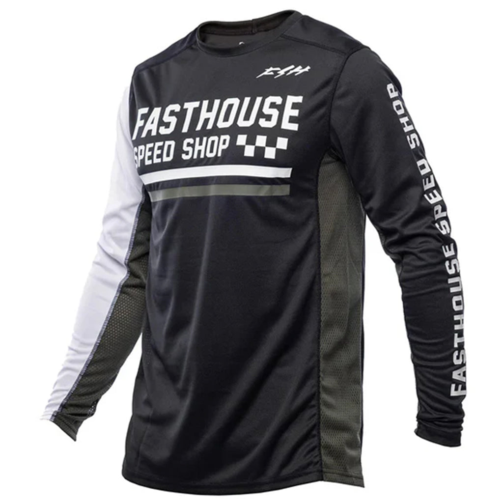 Fasthouse - 2026 Youth Grindhouse Hudson Black/White MX Combo