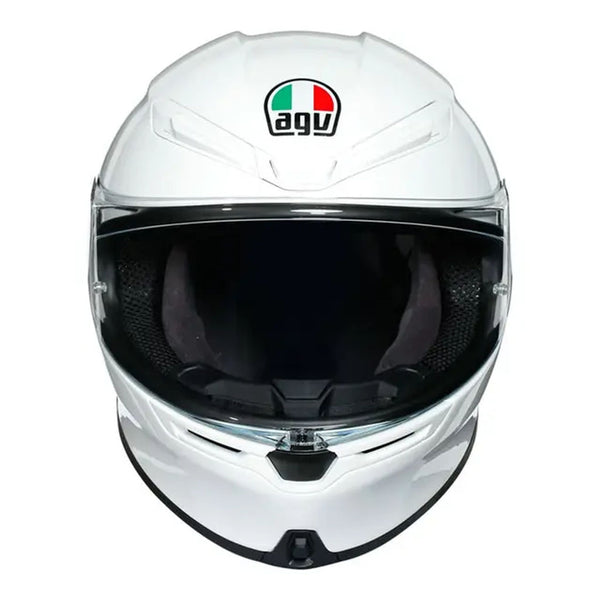 AGV - K6 Solid White Helmet