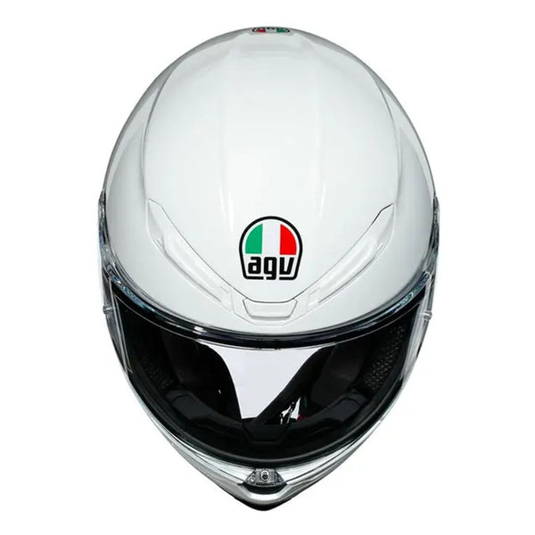 AGV - K6 Solid White Helmet