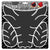 Keiti - 3 Piece Carbon Look Tank Pad
