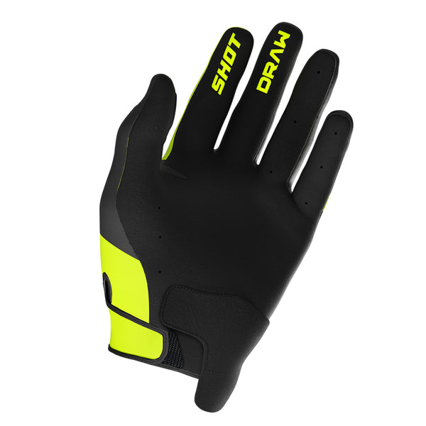 Shot - 2026 Kids Draw Sky Neon Yellow Gloves