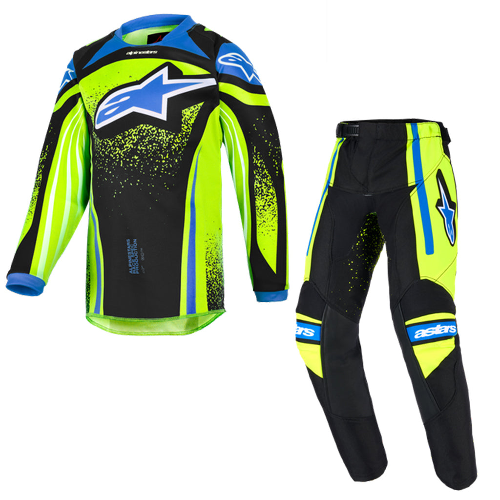 Alpinestars - 2026 Kids Racer Nomur Navy/Yellow/Blue MX Combo