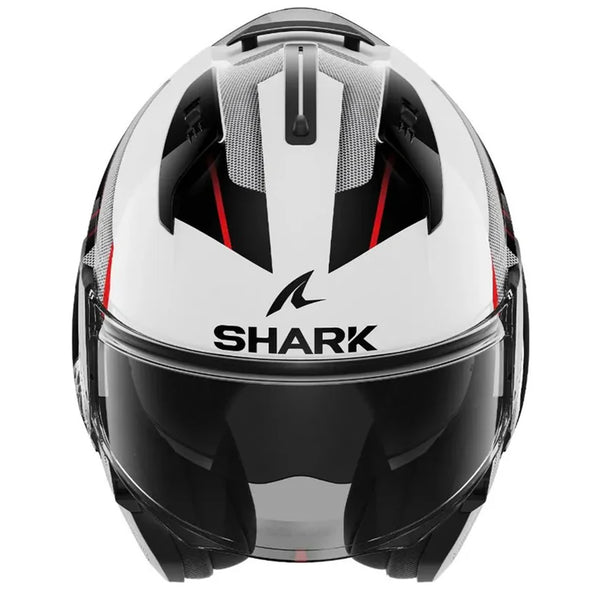Shark - Evo ES Kryd Gloss White/Black/Red Modular Helmet
