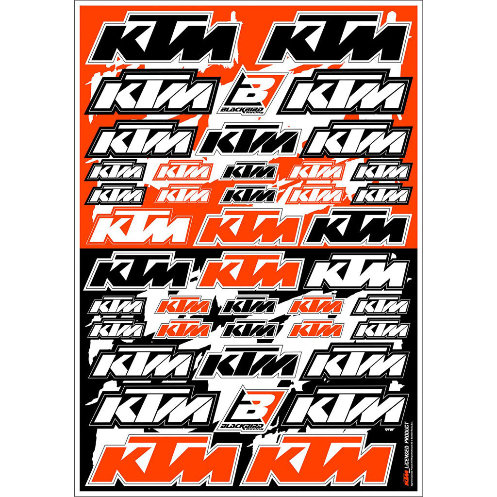 Blackbird - KTM Logo Sticker Sheet