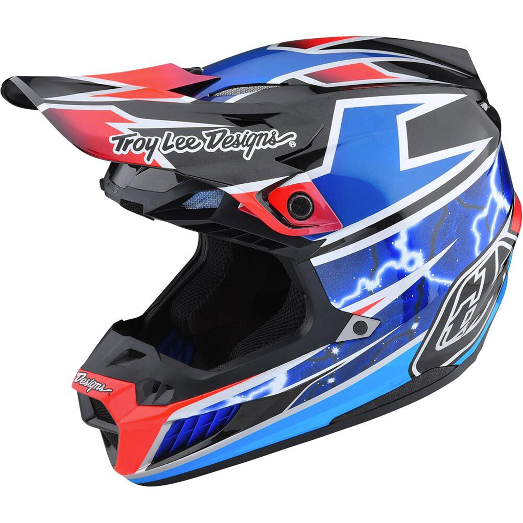 TLD - SE5 Composite Lightning Blue Helmet