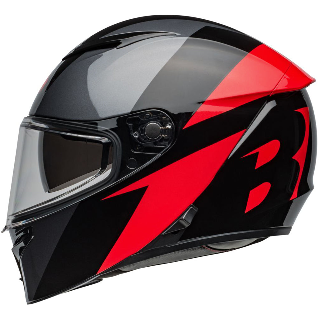 Bell - Lithium Shear Gray/Red Full Face Helmet