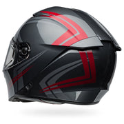 Bell - Lithium Jetstream Gloss Grey/Candy Red Full Face Helmet