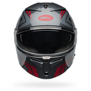 Bell - Lithium Jetstream Gloss Grey/Candy Red Full Face Helmet