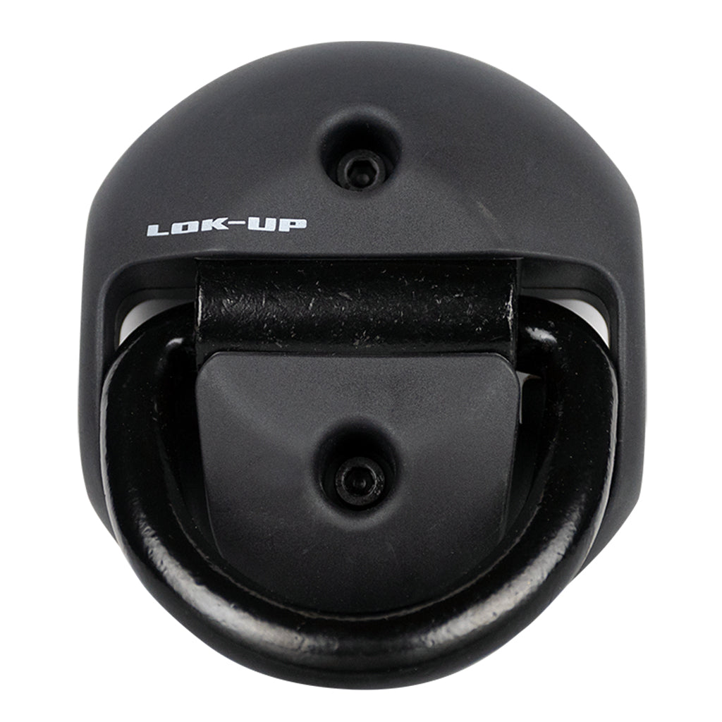 Lok Up - Heavy Duty 75mm Black Floor Mount
